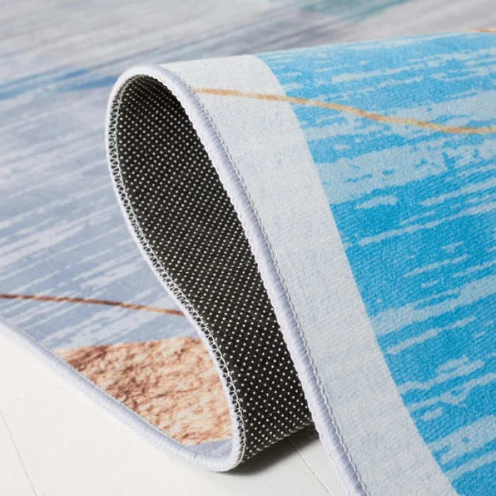 Safavieh Tacoma Blue / Gold TAC836 3 ft. X 5 ft. Rectangle Rug
