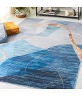 Safavieh Tacoma Blue / Gold TAC836 6 ft. X 9 ft. Rectangle Rug