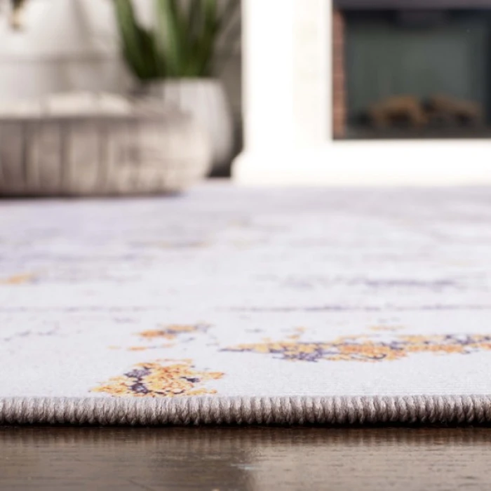 Safavieh Tacoma Grey / Gold TAC863 2 ft. 6 in. X 8 ft. Runner Rug