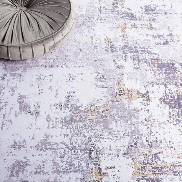 Safavieh Tacoma Grey / Gold TAC863 2 ft. 6 in. X 8 ft. Runner Rug