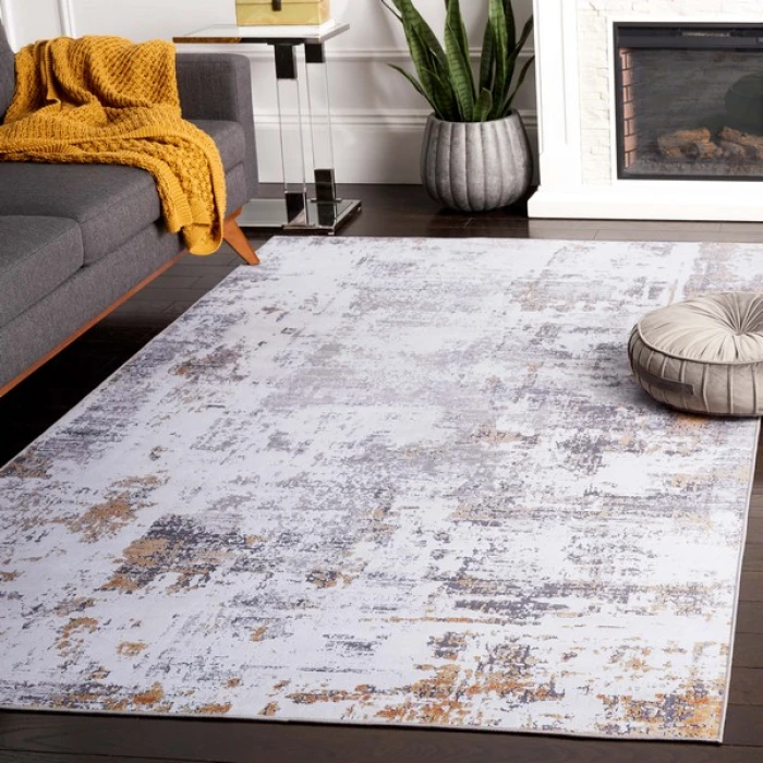 Safavieh Tacoma Grey / Gold TAC863 3 ft. X 5 ft. Rectangle Rug
