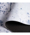 Safavieh Tacoma Grey / Navy TAC864 2 ft. 6 in. X 8 ft. Runner Rug