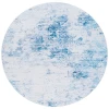 Safavieh Tacoma Beige / Turquoise TAC943 6 ft. X 6 ft. Round Rug