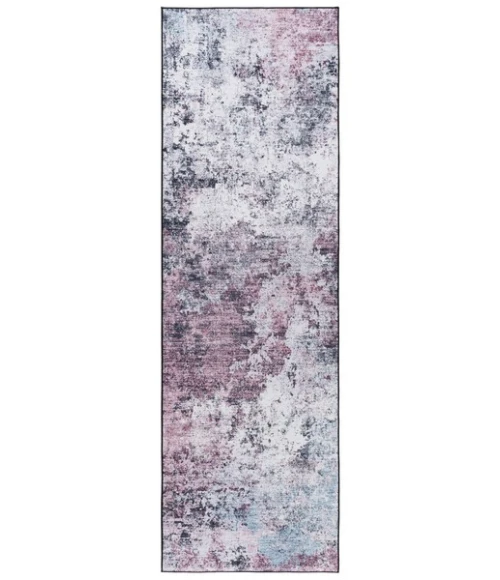 Safavieh Tacoma Plum / Black TAC943 2 ft. 6 in. X 8 ft. Runner Rug