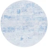 Safavieh Tacoma Grey / Light Blue TAC944 6 ft. X 6 ft. Round Rug