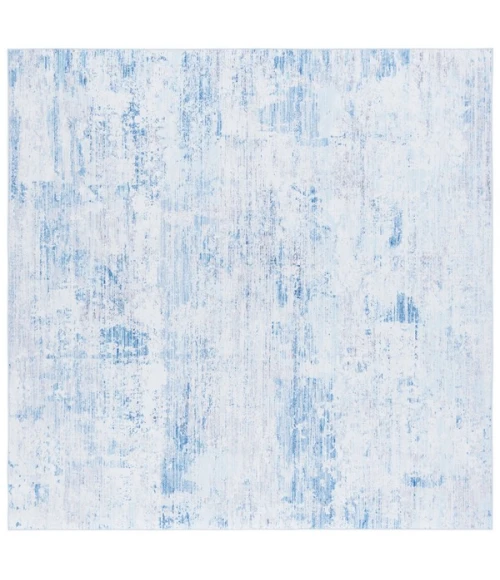 Safavieh Tacoma Grey / Light Blue TAC944 6 ft. X 6 ft. Square Rug