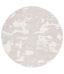 Safavieh Trends Beige / Ivory TRD100 6 ft. 7 in. X 6 ft. 7 in. Round Rug