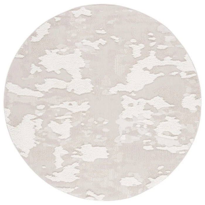 Safavieh Trends Beige / Ivory TRD100 5 ft. 3 in. X 5 ft. 3 in. Round Rug