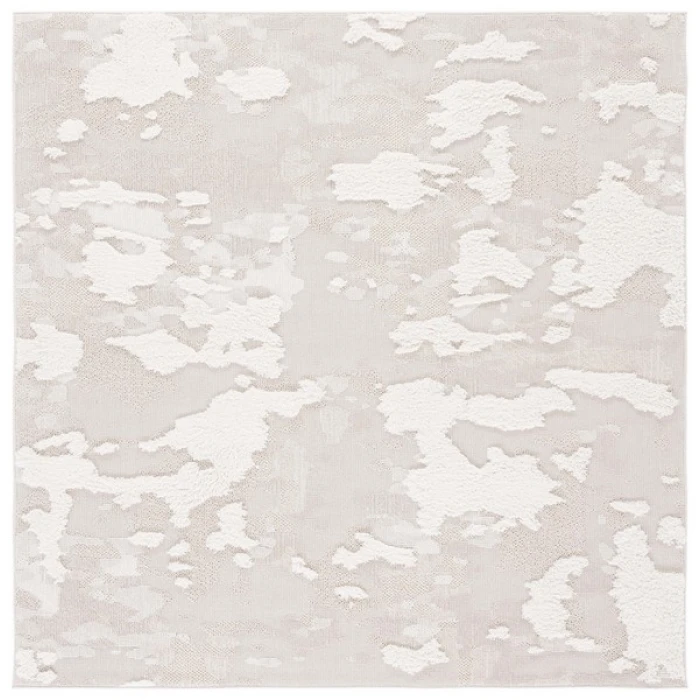 Safavieh Trends Beige / Ivory TRD100 5 ft. 3 in. X 5 ft. 3 in. Square Rug