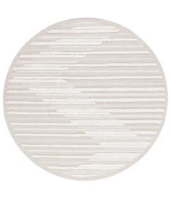 Safavieh Trends Beige / Ivory TRD102 6 ft. 7 in. X 6 ft. 7 in. Round Rug