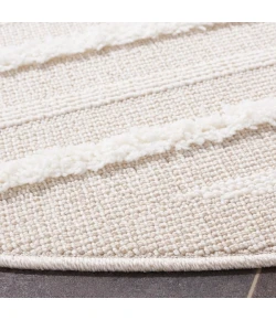 Safavieh Trends Beige / Ivory TRD102 6 ft. 7 in. X 6 ft. 7 in. Round Rug