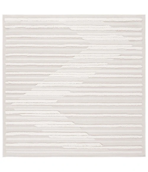 Safavieh Trends Beige / Ivory TRD102 6 ft. 7 in. X 6 ft. 7 in. Square Rug