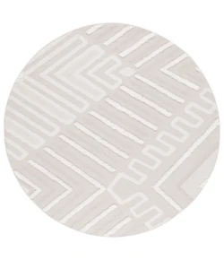 Safavieh Trends Beige / Ivory TRD104 6 ft. 7 in. X 6 ft. 7 in. Round Rug