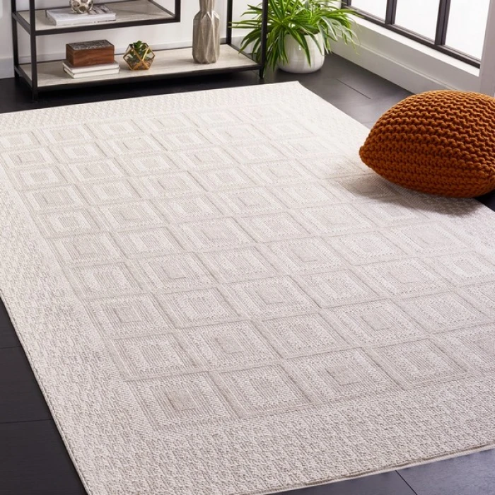 Safavieh Trends Beige / Ivory TRD106 5 ft. 3 in. X 7 ft. 6 in. Rectangle Rug