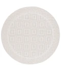 Safavieh Trends Beige / Ivory TRD106 6 ft. 7 in. X 6 ft. 7 in. Round Rug