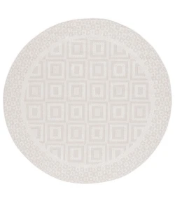 Safavieh Trends Beige / Ivory TRD106 6 ft. 7 in. X 6 ft. 7 in. Round Rug