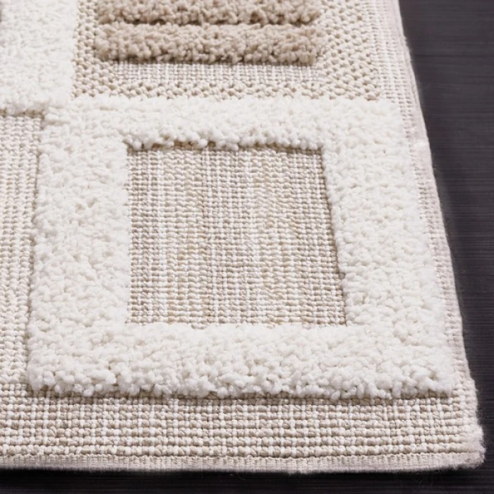 Safavieh Trends Beige / Ivory TRD108 6 ft. 7 in. X 6 ft. 7 in. Square Rug