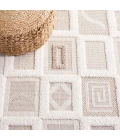 Safavieh Trends Beige / Ivory TRD108 6 ft. 7 in. X 6 ft. 7 in. Square Rug