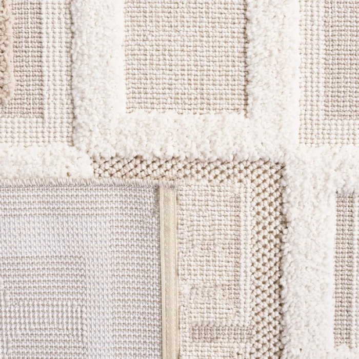Safavieh Trends Beige / Ivory TRD108 6 ft. 7 in. X 6 ft. 7 in. Square Rug