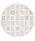 Safavieh Trends Beige / Ivory TRD108 6 ft. 7 in. X 6 ft. 7 in. Round Rug