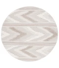 Safavieh Trends Beige / Ivory TRD110 6 ft. 7 in. X 6 ft. 7 in. Round Rug