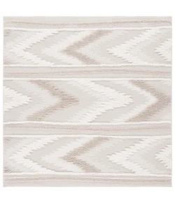 Safavieh Trends Beige / Ivory TRD110 6 ft. 7 in. X 6 ft. 7 in. Square Rug