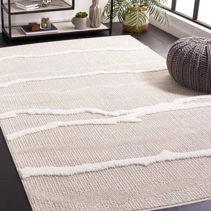 Safavieh Trends Beige / Ivory TRD112 10 ft. X 14 ft. Rectangle Rug