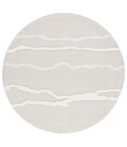 Safavieh Trends Beige / Ivory TRD112 3 ft. X 3 ft. Round Rug