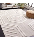 Safavieh Trends Beige / Ivory TRD114 3 ft. X 3 ft. Square Rug
