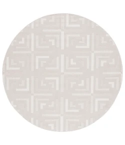 Safavieh Trends Beige / Ivory TRD116 6 ft. 7 in. X 6 ft. 7 in. Round Rug