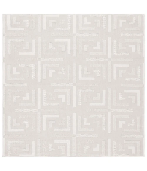Safavieh Trends Beige / Ivory TRD116 6 ft. 7 in. X 6 ft. 7 in. Square Rug