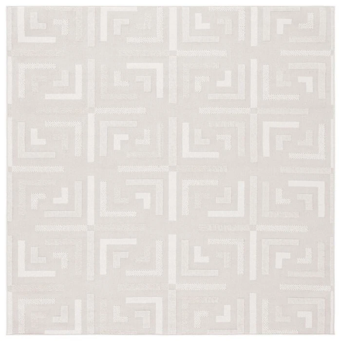 Safavieh Trends Beige / Ivory TRD116 6 ft. 7 in. X 6 ft. 7 in. Square Rug