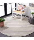 Safavieh Trends Beige / Ivory TRD118 6 ft. 7 in. X 6 ft. 7 in. Round Rug