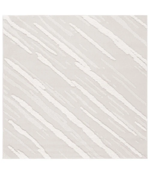 Safavieh Trends Beige / Ivory TRD118 6 ft. 7 in. X 6 ft. 7 in. Square Rug