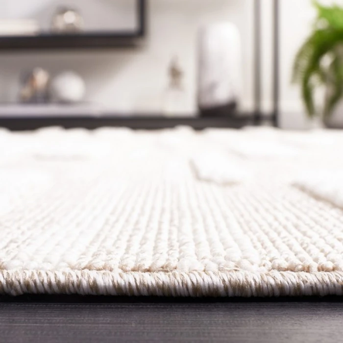 Safavieh Trends Beige / Ivory TRD120 6 ft. 7 in. X 6 ft. 7 in. Square Rug