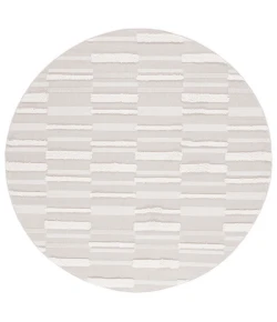 Safavieh Trends Beige / Ivory TRD120 5 ft. 3 in. X 5 ft. 3 in. Round Rug