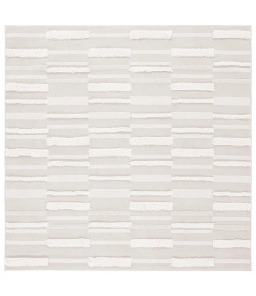 Safavieh Trends Beige / Ivory TRD120 6 ft. 7 in. X 6 ft. 7 in. Square Rug