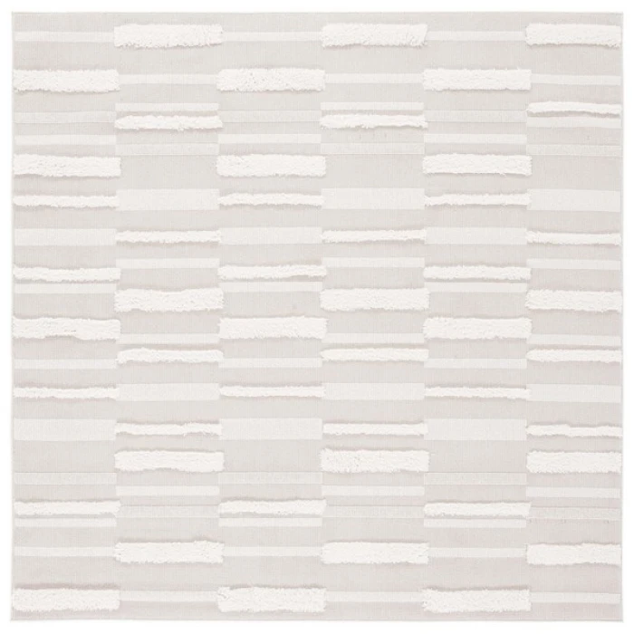 Safavieh Trends Beige / Ivory TRD120 6 ft. 7 in. X 6 ft. 7 in. Square Rug