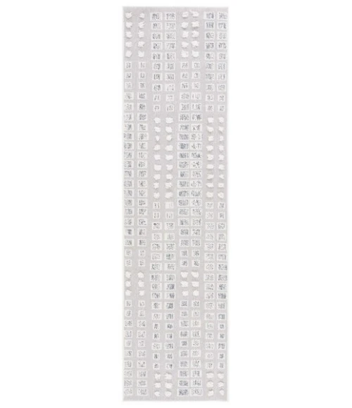 Safavieh Trends Grey / Ivory TRD122 2 ft. 2 in. X 8 ft. Runner Rug