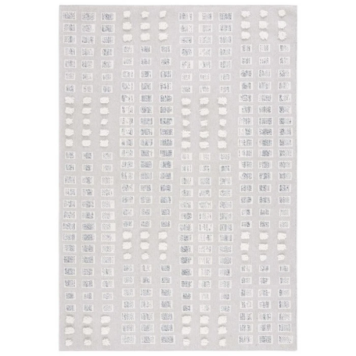 Safavieh Trends Grey / Ivory TRD122 9 ft. X 12 ft. Rectangle Rug