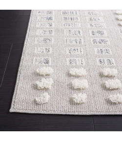 Safavieh Trends Grey / Ivory TRD122 6 ft. 7 in. X 6 ft. 7 in. Square Rug