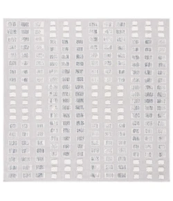 Safavieh Trends Grey / Ivory TRD122 6 ft. 7 in. X 6 ft. 7 in. Square Rug