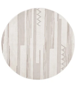 Safavieh Urban Ivory / Beige URB200 6 ft. 7 in. X 6 ft. 7 in. Round Rug