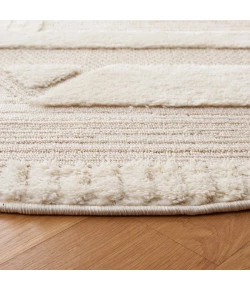 Safavieh Urban Ivory / Beige URB200 6 ft. 7 in. X 6 ft. 7 in. Round Rug