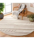 Safavieh Urban Ivory / Beige URB200 6 ft. 7 in. X 6 ft. 7 in. Round Rug