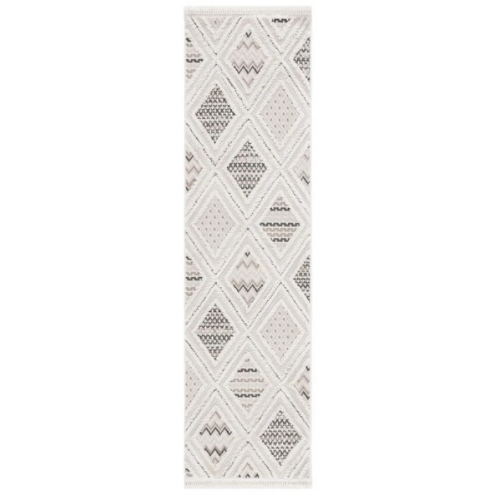 Safavieh Urban Grey / Ivory URB202 2 ft. 2 in. X 8 ft. Runner Rug
