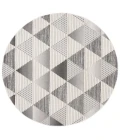 Safavieh Urban Grey / Ivory URB206 6 ft. 7 in. X 6 ft. 7 in. Round Rug