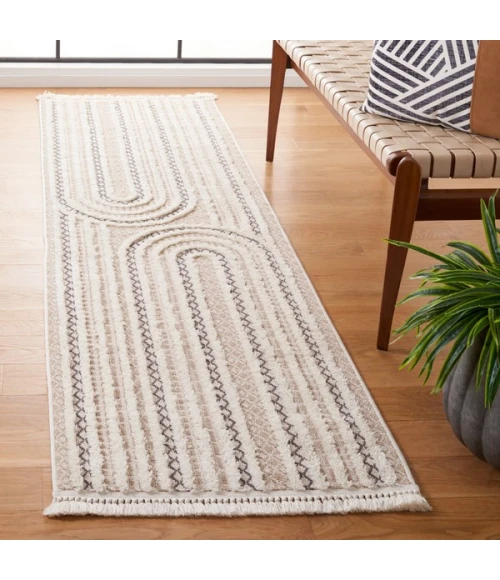 Safavieh Urban Beige / Ivory URB210 2 ft. 2 in. X 8 ft. Runner Rug