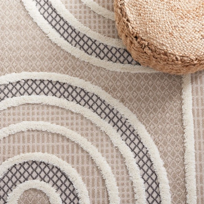 Safavieh Urban Beige / Ivory URB210 5 ft. 3 in. X 7 ft. 6 in. Rectangle Rug