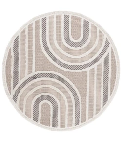 Safavieh Urban Beige / Ivory URB210 6 ft. 7 in. X 6 ft. 7 in. Round Rug